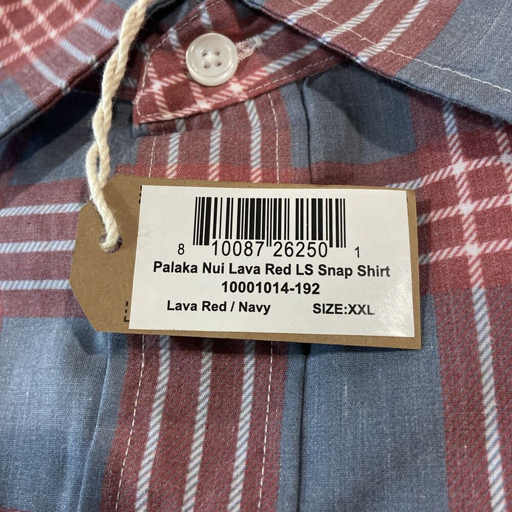 Western Aloha Pearl Snap Shirt Mens XXL Multicolor Plaid Cowboy Rodeo Casual Dad - Picture 3 of 7